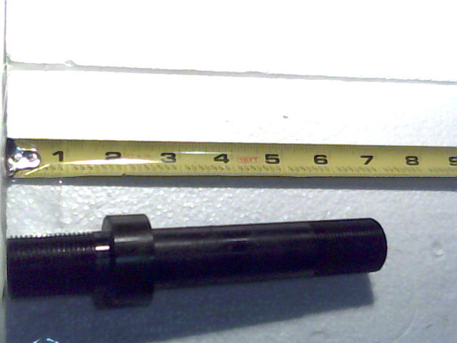 037-0010-00 - Front Suspension Fork Spindle Shaft - Black