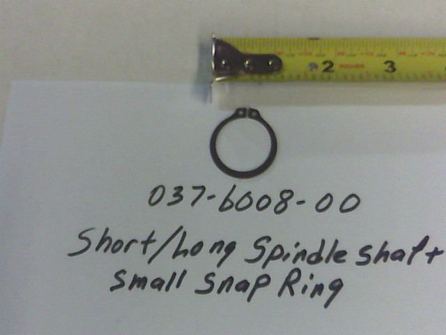037-6008-00 - Spindle Shaft Retainer Ring | Free Shipping Over $100