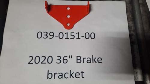 039-0151-00 - 36" Brake Bracket--Black | Free Shipping Over $100