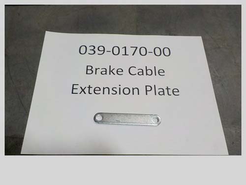 039-0170-00 - Brake Cable Extension Plate | Free Shipping Over $100