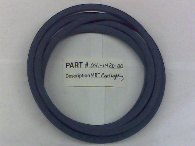 041-1420-00 - B142 Deck Belt For 48" Pup/Lightning & PTO Belt For Gas Powered Mowers So Equipped