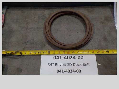 041-4024-00 - 34" Revolt SD Deck Belt | Free Shipping Over $100