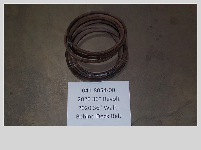 041-8054-00 -  Deck Belt  2020-Newer Revolt and Walk Behind (See Models Used On For Details)