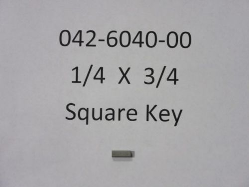 042-6040-00 - 1/4 x 3/4 Square Key | Free Shipping Over $100