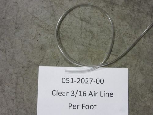 051-2027-00 -  Clear 3/16" EPA Air Line (Priced Per Foot)
