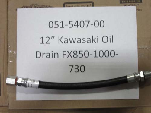 051-5407-00 - 12"  Kawasaki Oil DrainHose | Free Shipping Over $100