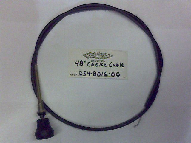054-8016-00 - 47" Choke Cable For AOS, Pup, Lightning, 2016-2018 Outlaw/Outlaw Extreme Units with Kawasaki FX730 & FX850 Engines and 2013-2016 MZ Units With Kawasaki Engines. (Will Not Work On Units With 30hp Engines)