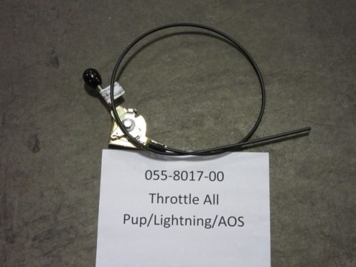 055-8017-00 - Throttle Cable - For Outlaws With FX850 Kawasaki Engines and All Pup/Lightning/AOS Gas Models without 32hp Briggs