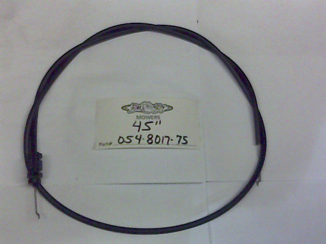 055-8017-75 - Throttle Cable ONLY for Outlaws with FX850 Kawasaki Engines and All Pup/Lightning/AOS Gas Models without 32hp Briggs