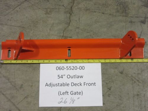 060-5520-00 - 54 Outlaw & Stand On Adjustable Deck Front (Left Gate)
