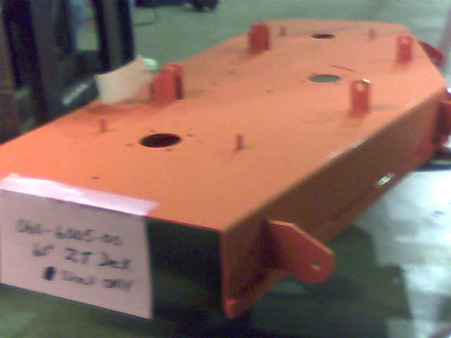 060-6005-00 - 2007-2013 60" ZT Deck - Shell Only (See Models Used On For Details)