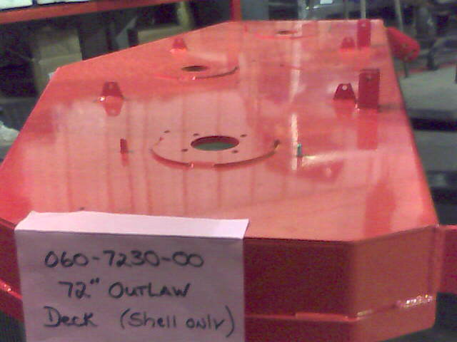 060-7230-00 - 2010-2014 Outlaw/Outlaw XP 72" Deck Shell