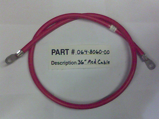 064-8060-00 - 36 Red Battery Cable (See Models Used On For Details)