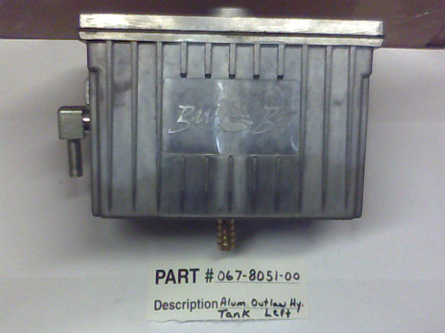 067-8051-00 - Aluminum Hydro Tank-Left (See Models Used On For Details)