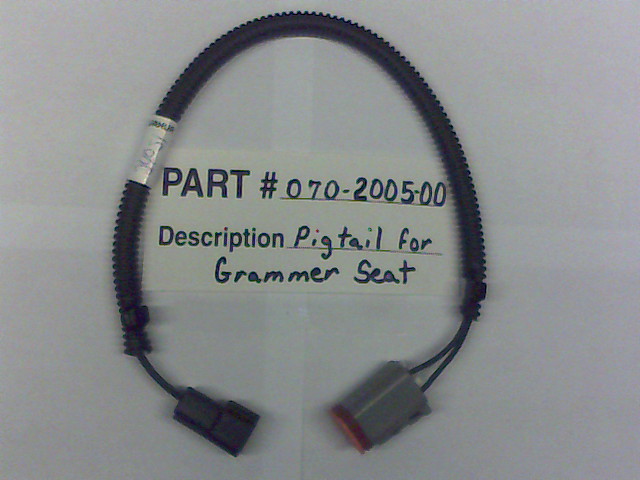 070-2005-00 - Pigtail for a Grammer Seat | Free Shipping Over $100