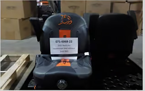 071-6068-22 - Suspension Seat without seatbelt | Free Shipping
