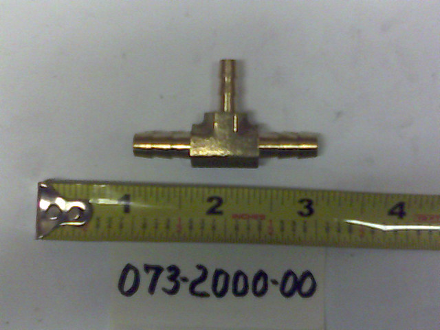 073-2000-00 - Brass Fuel Line T - Diesels
