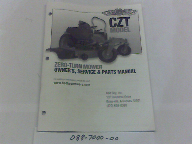 088-7000-00 - 2012 CZT Owner's Manual