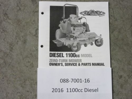 088-7001-16 - 2016 1100cc Diesel Owner's Manual