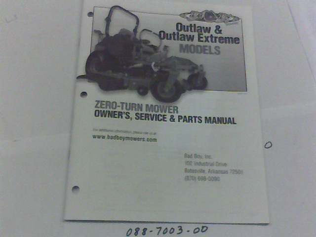088-7003-00 - 2012 Outlaw Owner's Manual