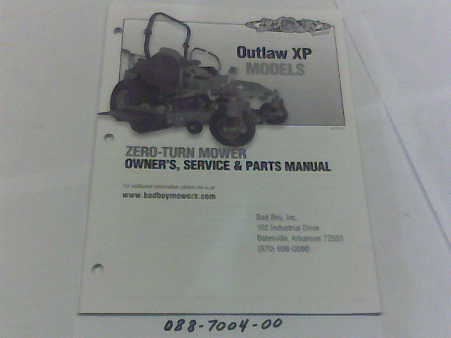 088-7004-00 - 2012 Outlaw XP Owner's Manual