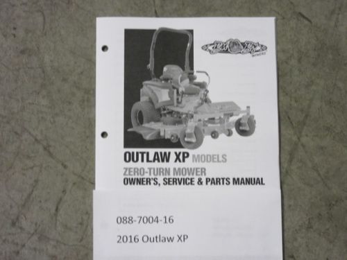 088-7004-16 - 2016 Outlaw XP Owner's Manual