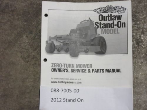 088-7005-00 - 2012 Stand On Owner's Manual