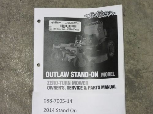 088-7005-14 - 2014 Outlaw Stand On Owner's Manual