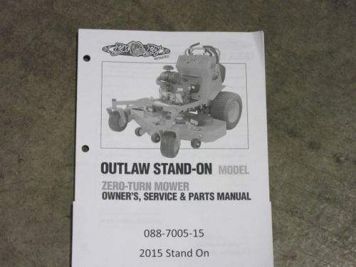 088-7005-15 - Outlaw Stand On Owner Manual | Free Shipping Over $100