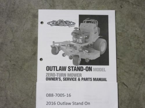 088-7005-16 - Outlaw Stand On Owner Manual | Free Shipping Over $100