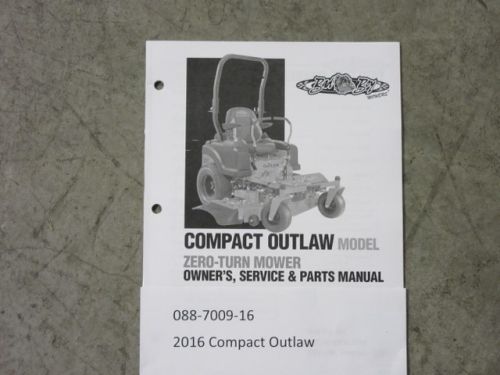 088-7009-16 - Compact Outlaw Owner Manual | Free Shipping Over $100