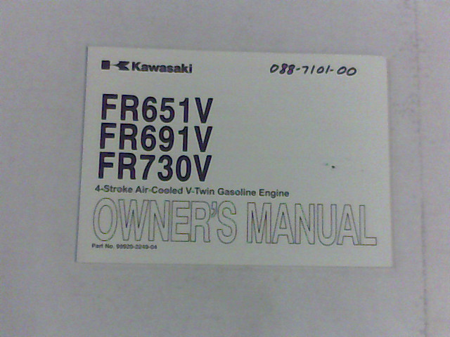 088-7101-00 - KAW-FR Series Motor Manual | Free Shipping Over $100