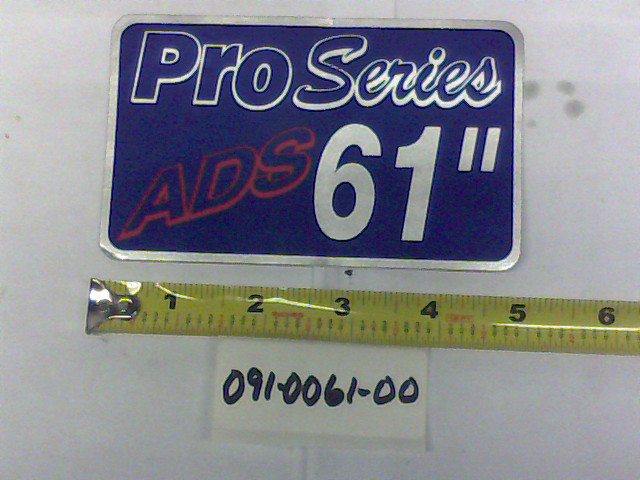 091-0061-00 - 61" Deck Decal