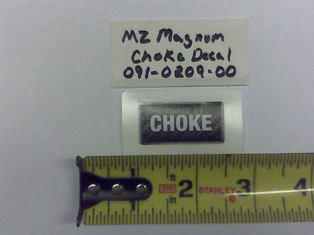 091-0209-00 - Magnum Choke Decal