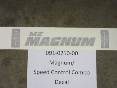 091-0210-00 - Magnum/Speed Control Combo Dec al