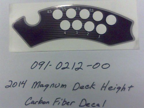 091-0212-00 - Deck Height Carbon Fiber Decal | Free Shipping Over $100