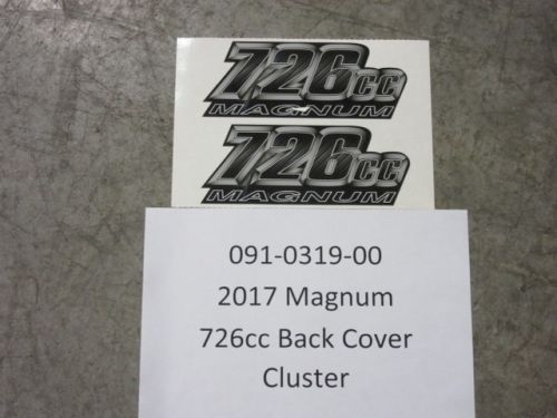 091-0319-00 - 2017 Magnum 726cc Back Cover Cluster