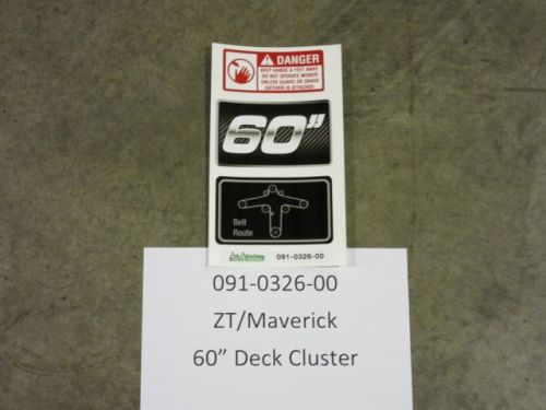 091-0326-00 - ZT/Mav 60" Deck Cluster | Free Shipping Over $100