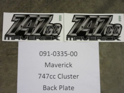 091-0335-00 - Maverick 747cc Cluster Decal| Free Shipping Over $100