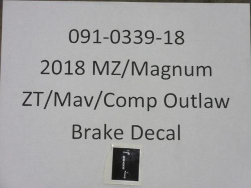 091-0339-18 - 2018-2022 MZ/Magnum/ZT/MAV/Comp Out Brake Dec