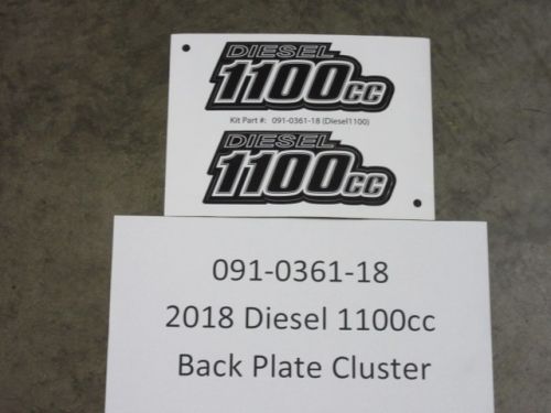 091-0361-18 - Diesel 1100cc Back Plate Cluster | Free Shipping Over $100