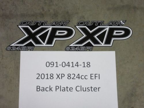 091-0414-18 - 2018 XP 824 EFI Back Plate Cluster