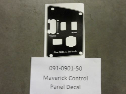 091-0901-50 - Maverick Control Panel Decal | Free Shipping Over $100