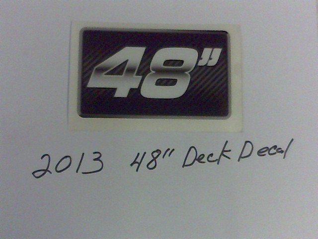 091-0903-00 - 2013 CZT/ZT/MZ Deck Decal-48"