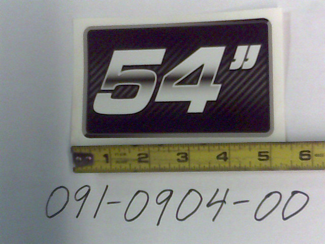091-0904-00 - Deck Decal-54"