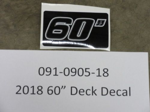091-0905-18 - 2018 - 2022 60" Deck Decal