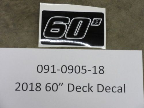 091-0905-18 - 2018-2023 60" Deck Decal