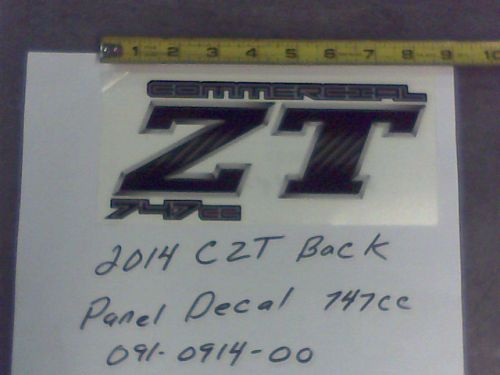 091-0914-00 - 2014 CZT Back Panel Decal-747c