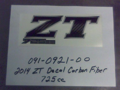 091-0921-00 - ZT Decal 725cc Carbon Fiber | Free Shipping Over $100