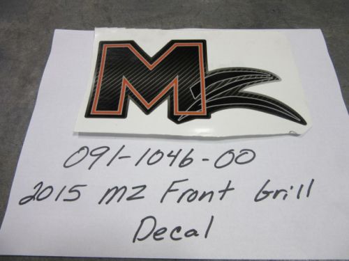 091-1046-00 - 2015 MZ Front Grill Decal | Free Shipping Over $100